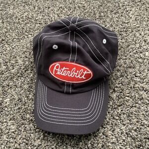 Peterbilt Dark Gray Trucker Mesh Adjustable Strapback Hat